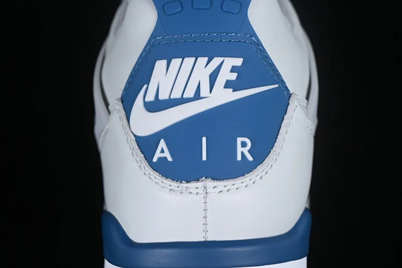 All categories Air Jordan Jordan series basketball shoes Air Jordan 4 pure original Air Jordan 4 Retro "Military Blue" AJ4 Joe 4 white blue gray first year color FV5029-141